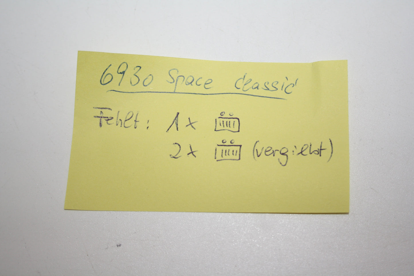 LEGO® Space Set - 6930 Raumversorgungsstation - inkl. BA (Unvollständig)