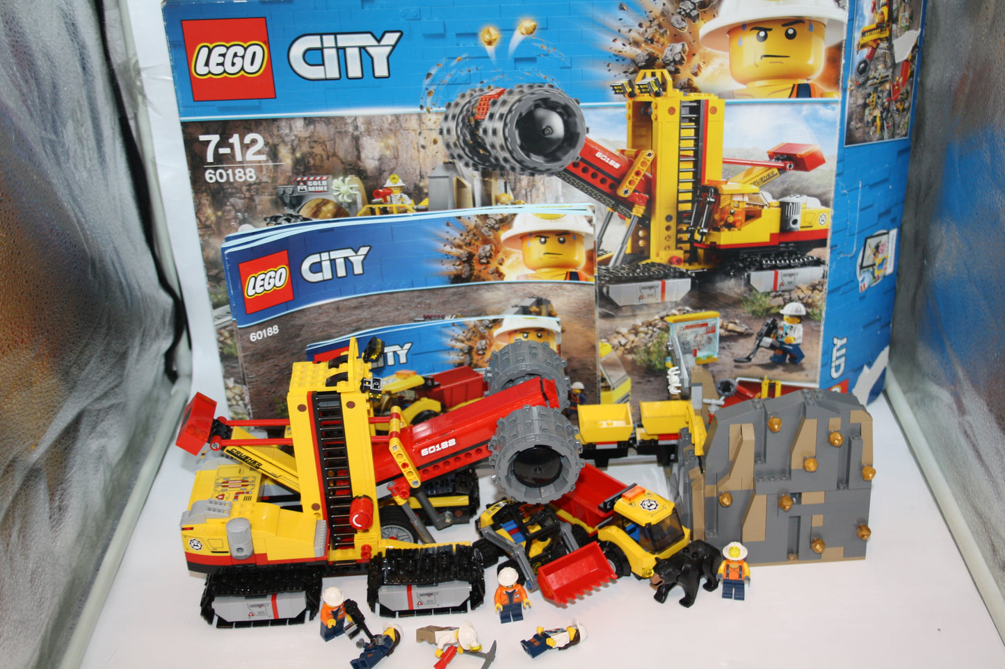 LEGO® City Set - 60188 Bergbauprofis an der Abbaustätte - inkl. BA & OVP
