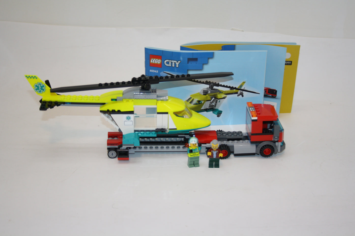 LEGO® - City Set - 60343 Hubschrauber Transporter - inkl. BA & OVP