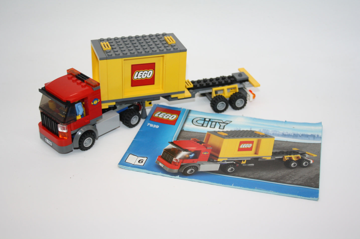 LEGO® Eisenbahn 9V - LKW/Lastwagen Transporter - aus 7939 - Waggon/Wagon - inkl. BA