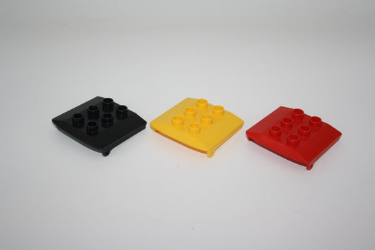 Duplo - Dach/Dächer für Schiebelok/Waggon/Fahrzeug Kabinen - vers. Farben - Eisenbahn