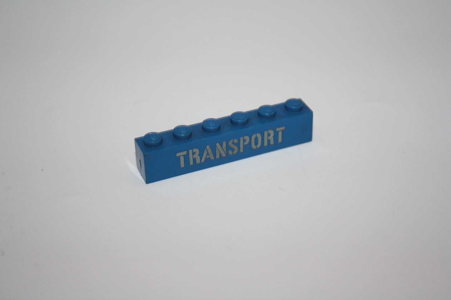 LEGO® - 1x6 Brick - Transport - bedruckt/beklebt - blau