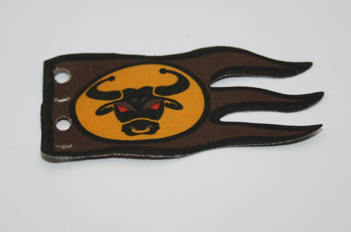 LEGO® - Flag/Flagge/Fahne 8 x 5 mit schwarzem Rand und schwarzem Stierkopfmuster aus 6096-1 - x376px3 - Zubehör/Einzelteile