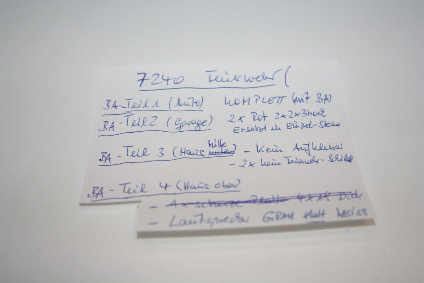 LEGO® - City Set - Feuerwehr-Hauptquartier - unvollständig