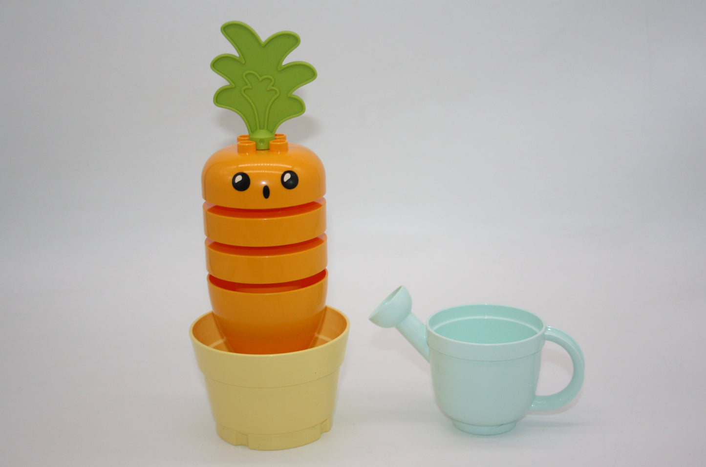 Duplo - Wachsende Karotte im Blumentop m. Gießkanne - orange - Mein erstes Duplo - Lebensmittel