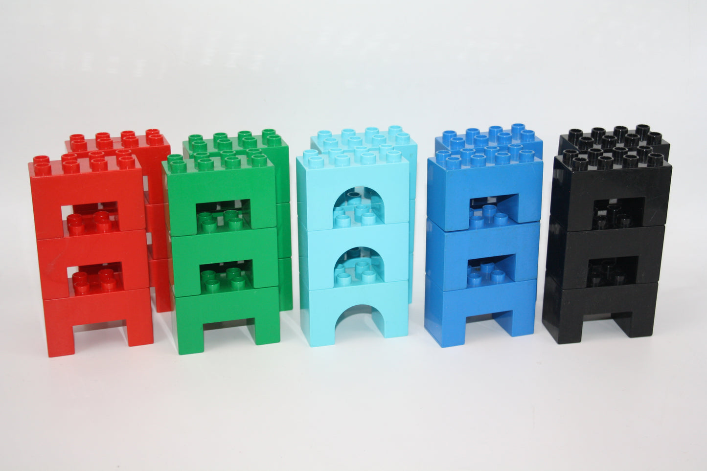 Duplo - 6x Stützsteine 2x4 Noppen - versch. Farben - Sparpakete