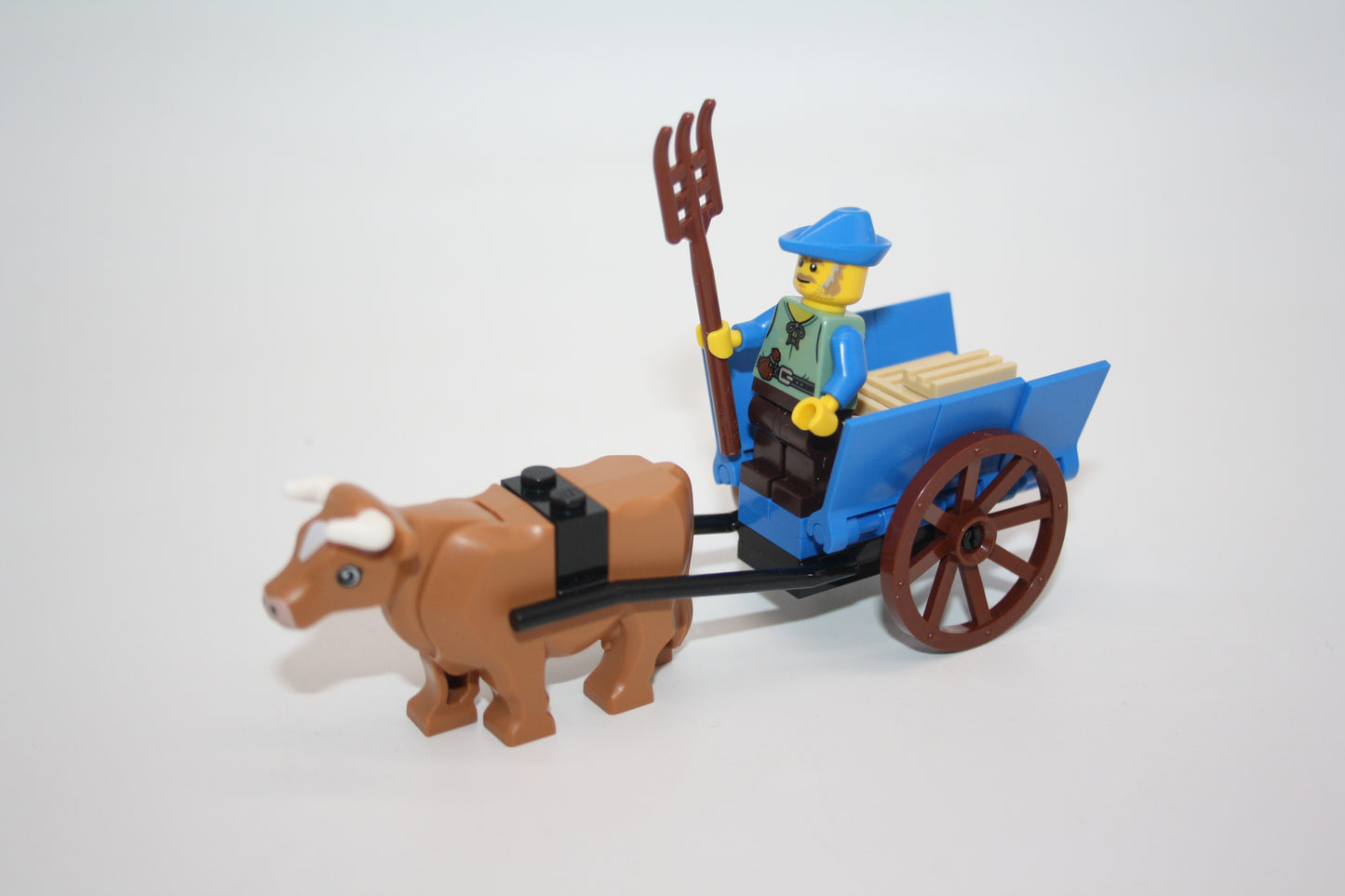 LEGO® Ritter/Castle - Kutsche mit Kuh und Kutscher aus 10305 - Figuren/Minifiguren