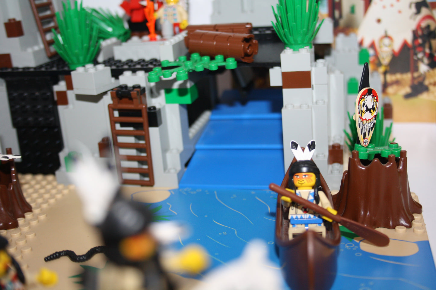 LEGO® Western - Set 6766 Indianer Dorf groß - Wilder Westen/Wild West - inkl. BA