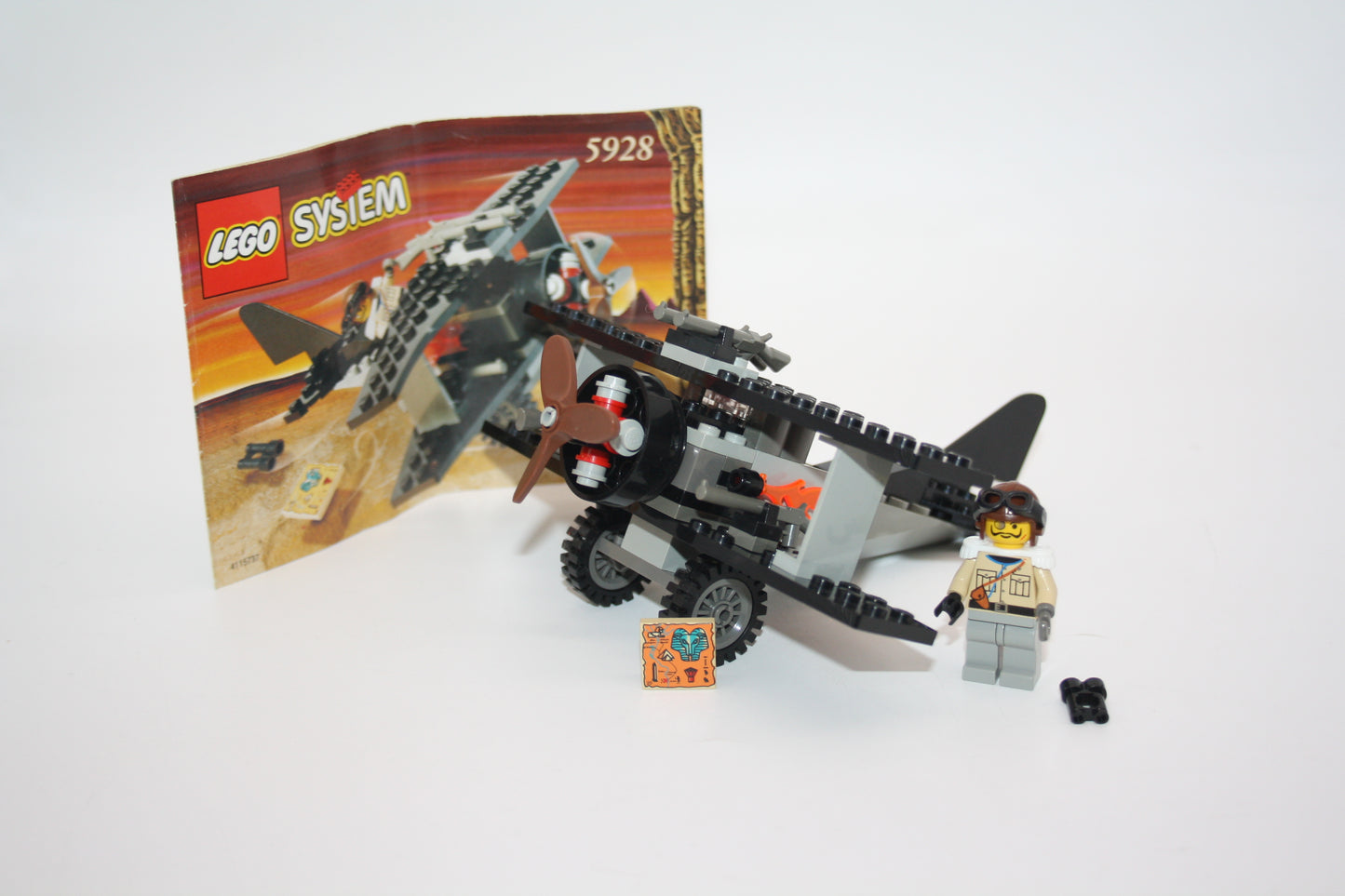 LEGO® Adventures Set - 5928 Bi-Wing Baron Doppeldecker - Piraten - Inkl. BA