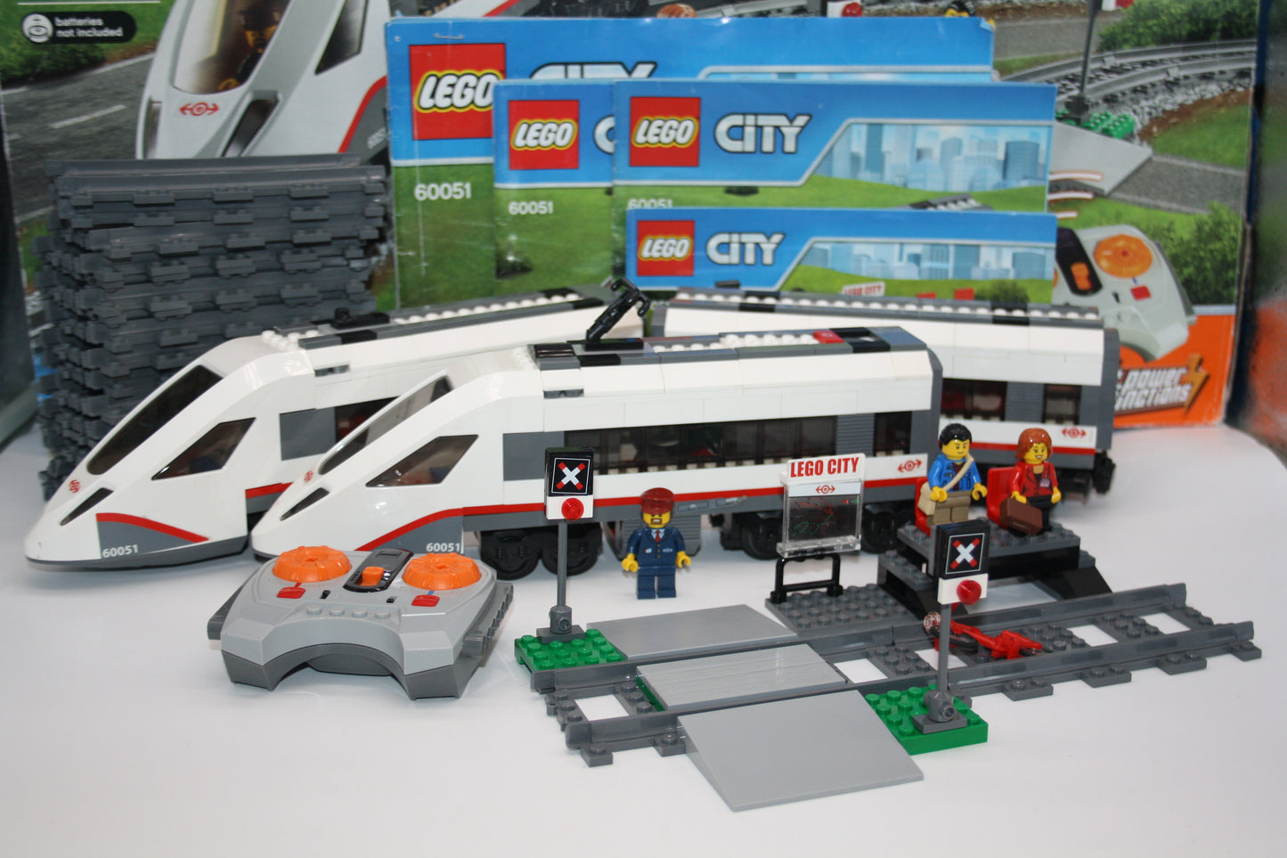 LEGO® City/Eisenbahn - Set 60051 Hochgeschwindigkeitszug ICE - Waggon/Wagon - inkl. BA & OVP