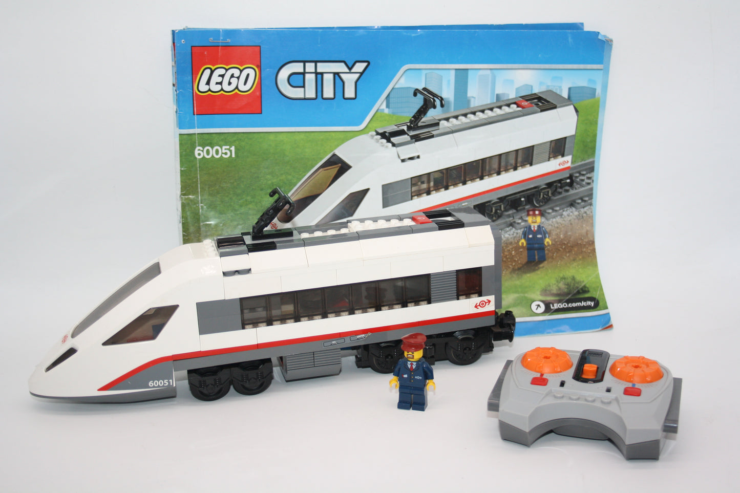 LEGO® City/Eisenbahn - Set 60051 Hochgeschwindigkeitszug ICE - Waggon/Wagon - inkl. BA & OVP