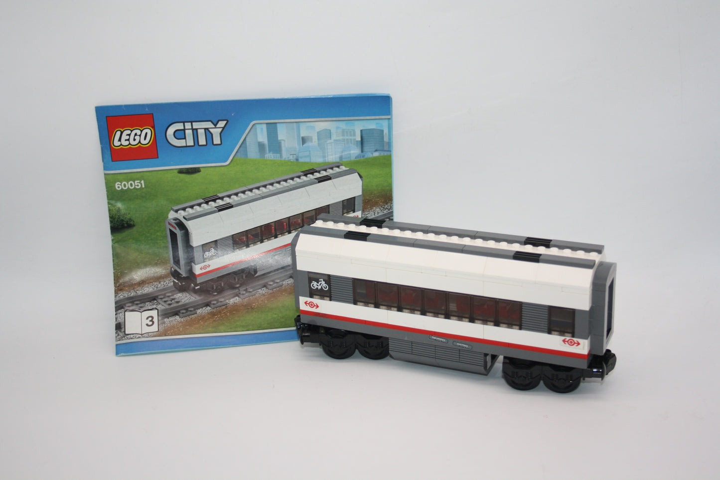 LEGO® City/Eisenbahn - Set 60051 Hochgeschwindigkeitszug ICE - Waggon/Wagon - inkl. BA & OVP