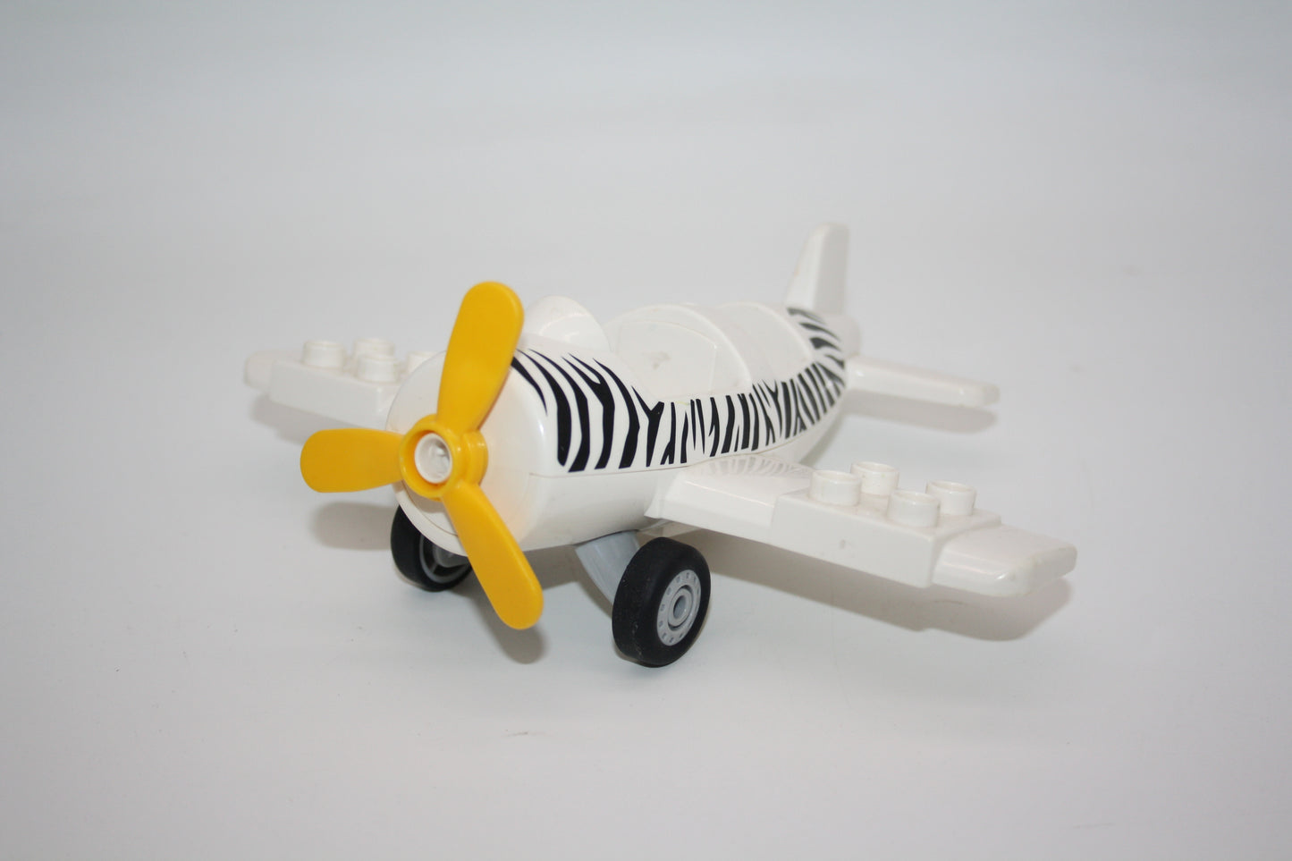 Duplo - Safari Doppeldecker Flugzeug - weis - Flieger/Flugzeug