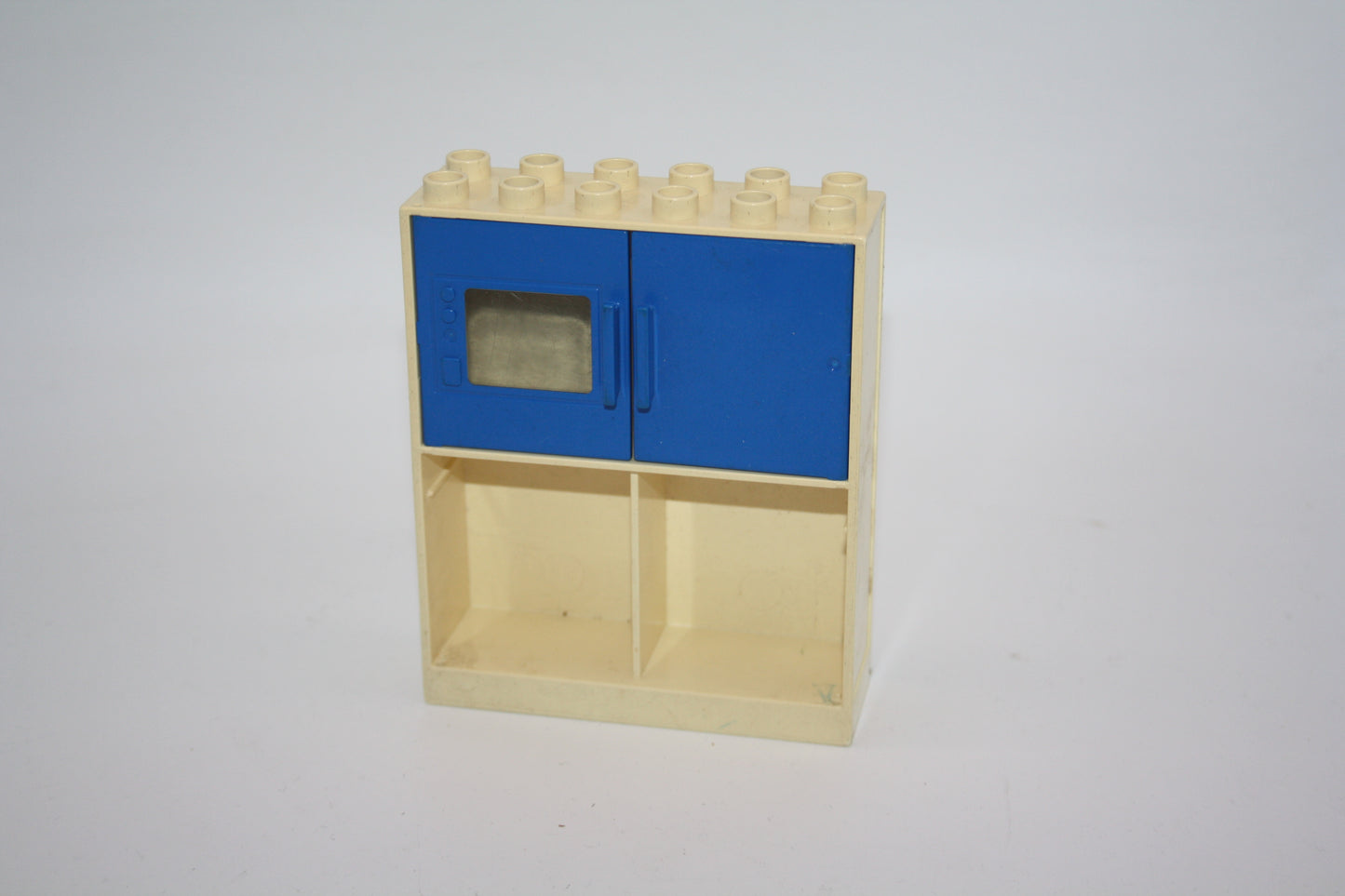 Duplo - Schrank m. Microwellenschrank f. Puppenhaus - rot - Einrichtung/Möbel