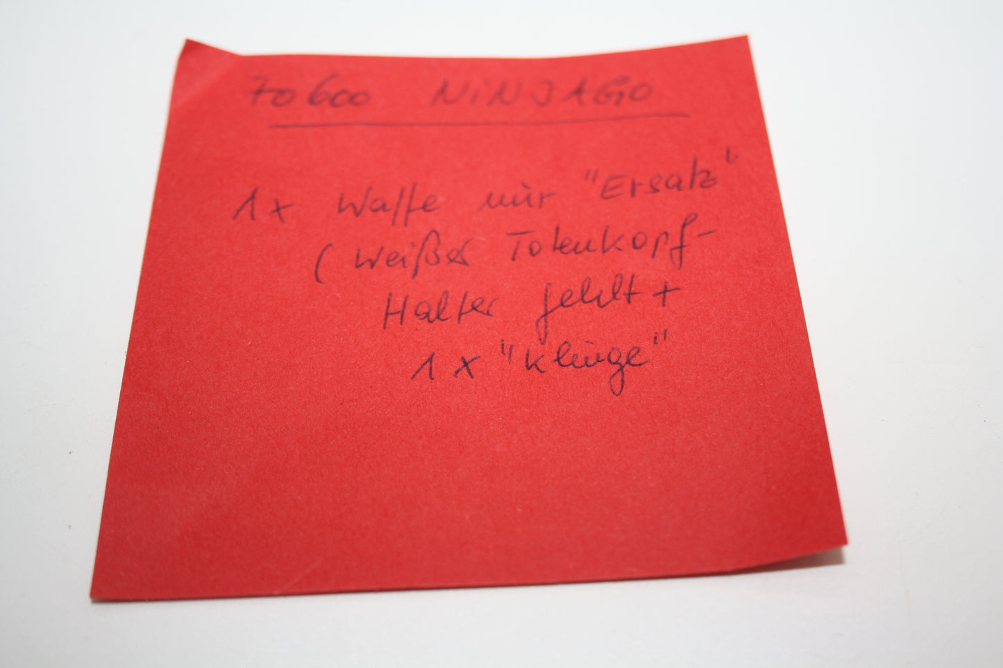 LEGO® - Ninjago - Set 70600 Ninja-Bike Jagd - unvollständig - inkl BA & OVP