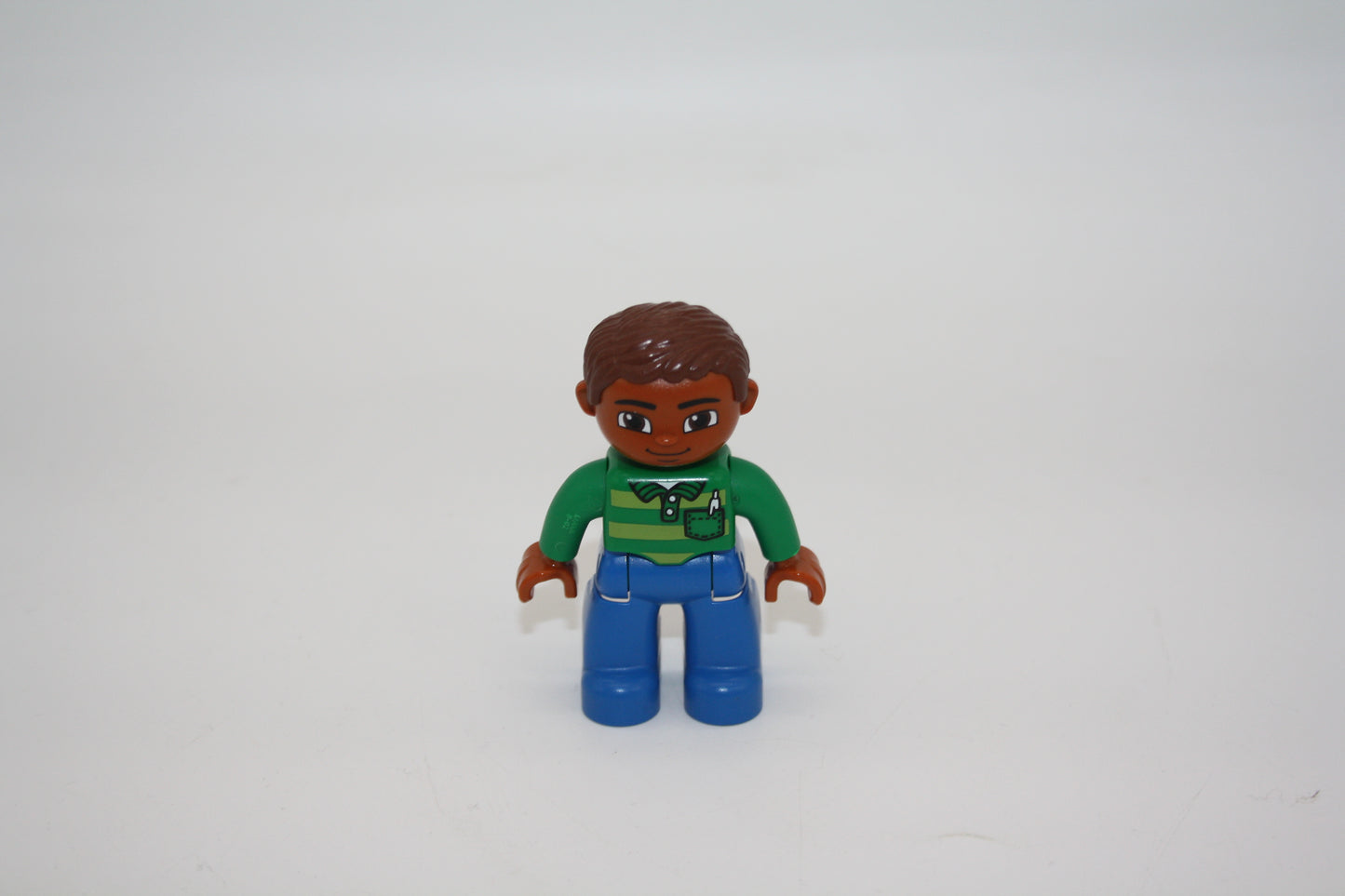 Duplo - Mann - blaue Hose, grünes Oberteil - neue Serie - Mann - Deacon - Figur