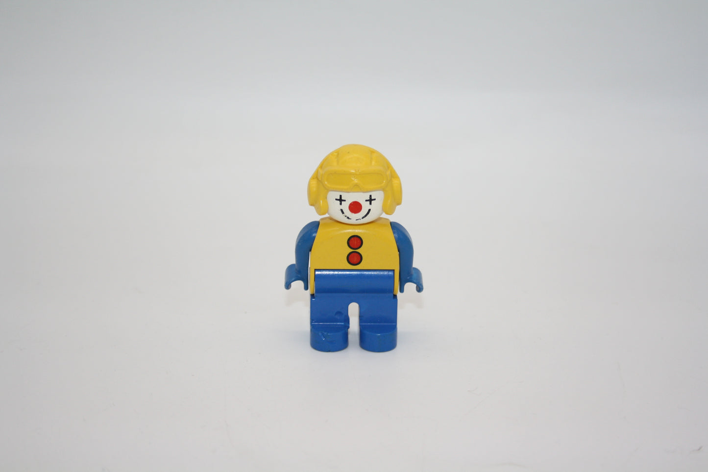 Duplo - Zirkus Clown alt - blaue Hose/gelbes Oberteil mit blauen Ärmeln - Mann - Figur