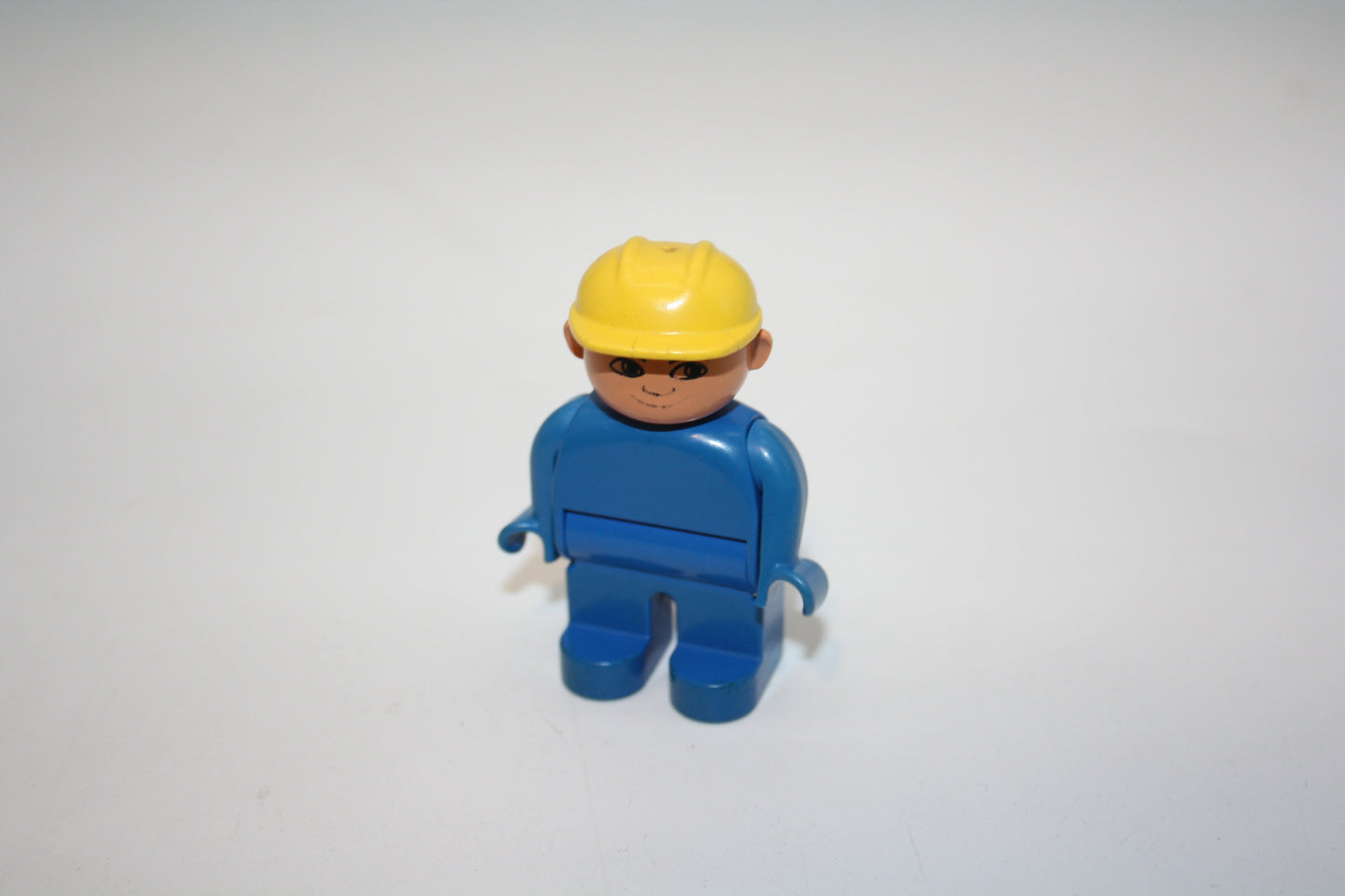 Duplo - Bauarbeiter alt ohne Aufdruck - blaue Hose/blaues Oberteil/gelber Helm - Mann - Figur