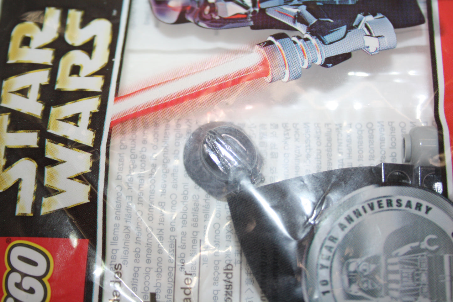 LEGO® Star Wars - 4547551 Darth Vader Chrom 10 Year Anniversary - Minifigur im Polybag - neu/ungeöffnet - EOL - B-Ware