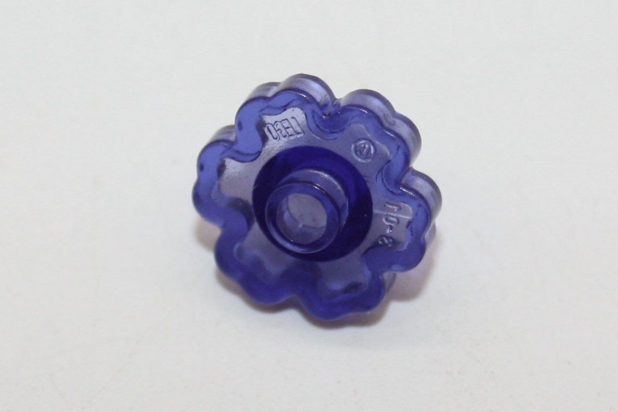 LEGO® - Pflanze - Alte Blume 2x2 gerundet - Lila Transparent - 4728 - Grünzeug/Blätter