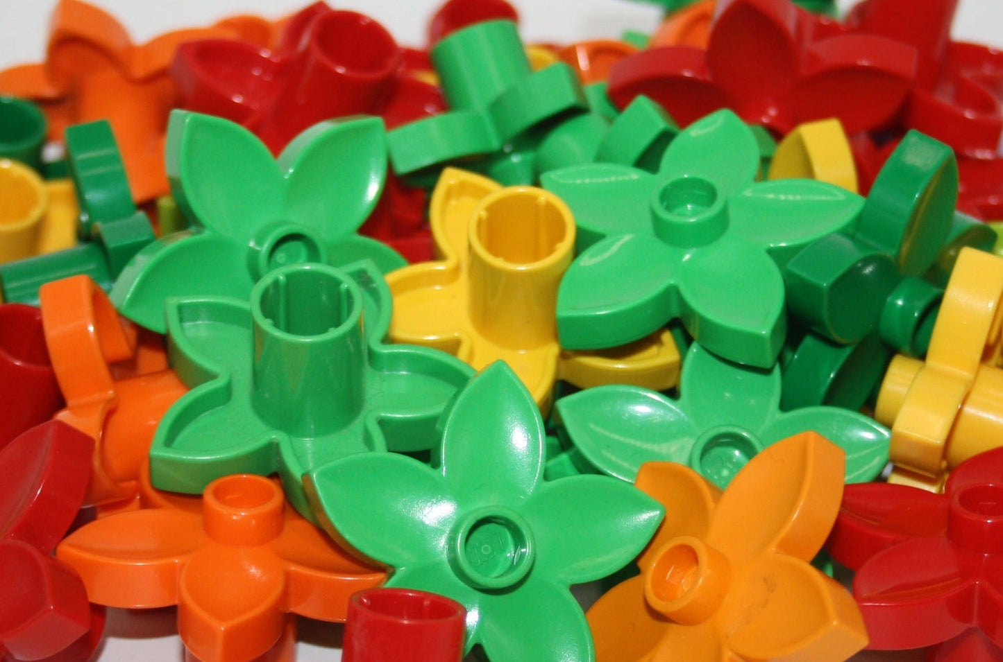 Duplo - 100x Blumen - bunt gemischt - Sparpaket - Sparpakete