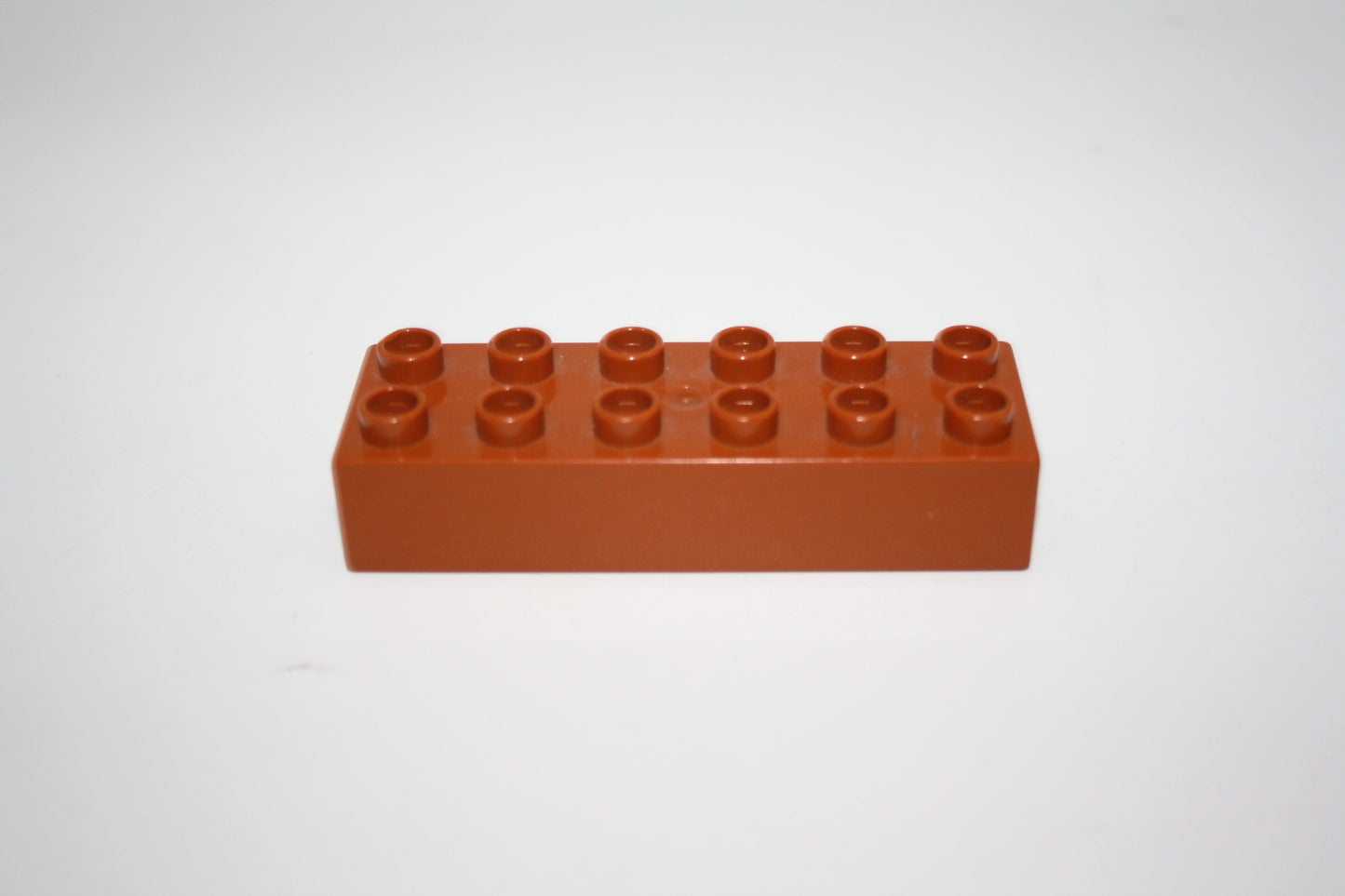 Duplo - 12er Steine (2x6 Noppen) - versch. Farben - Grundbausteine - einzelne Steine - hellbraun - Einzelne Steine