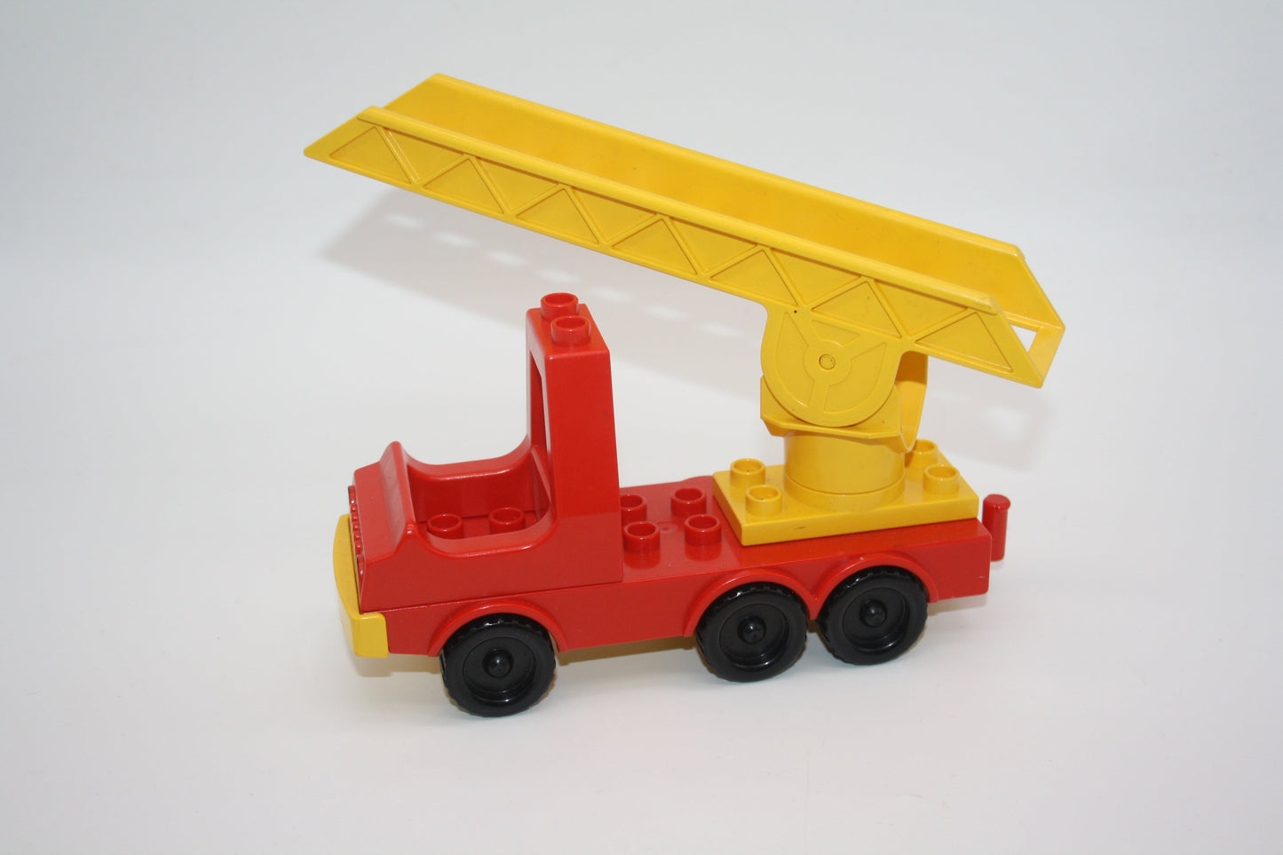 Duplo - alter Feuerwehr Leiterwagen/ Drehleiter - rot/gelb - LKW/Lastwagen - Fahrzeuge - Fahrzeuge
