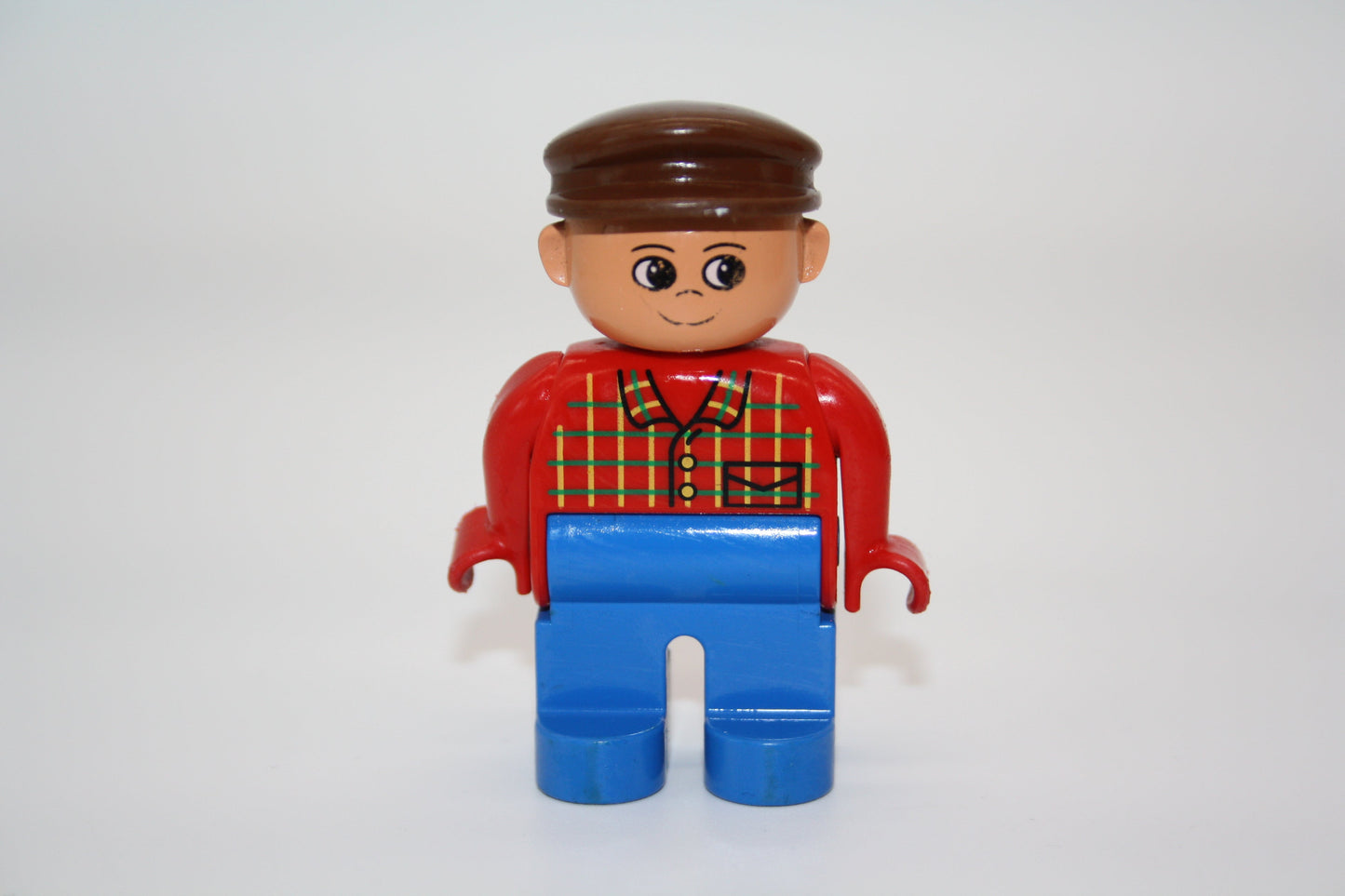 Duplo - Bauer - Landwirt - blaue Hose/rotes Hemd - Mann - Figur - Landwirt/in