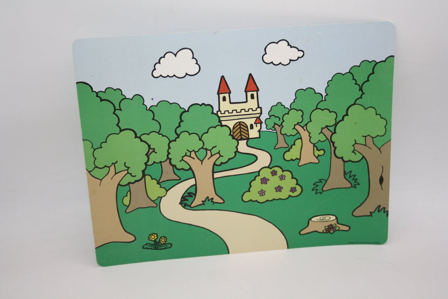 Duplo - Kulisse/Wand - Wald/Schloss - Einrichtung - Theater - Bauelemente