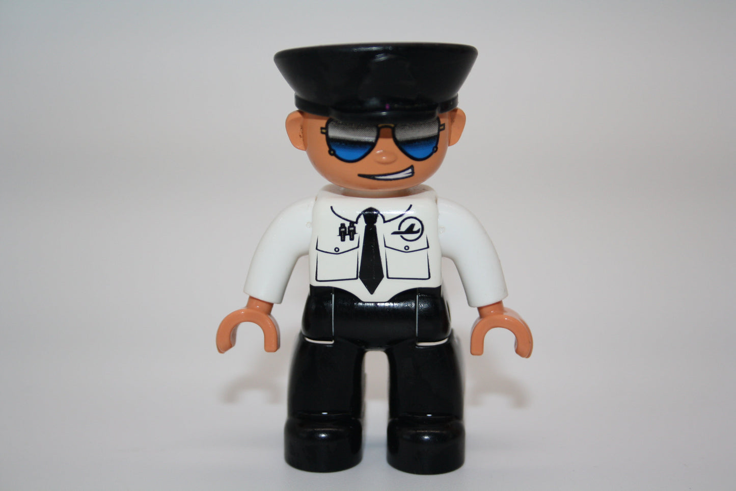 Duplo - Pilot - Schwarze Hose/Krawatte/Sonnenbrille - Figur - Pilot
