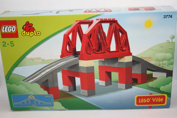 Duplo Set - 3774 Eisenbahnbrücke - Brücke - Selbstkreiert Sets