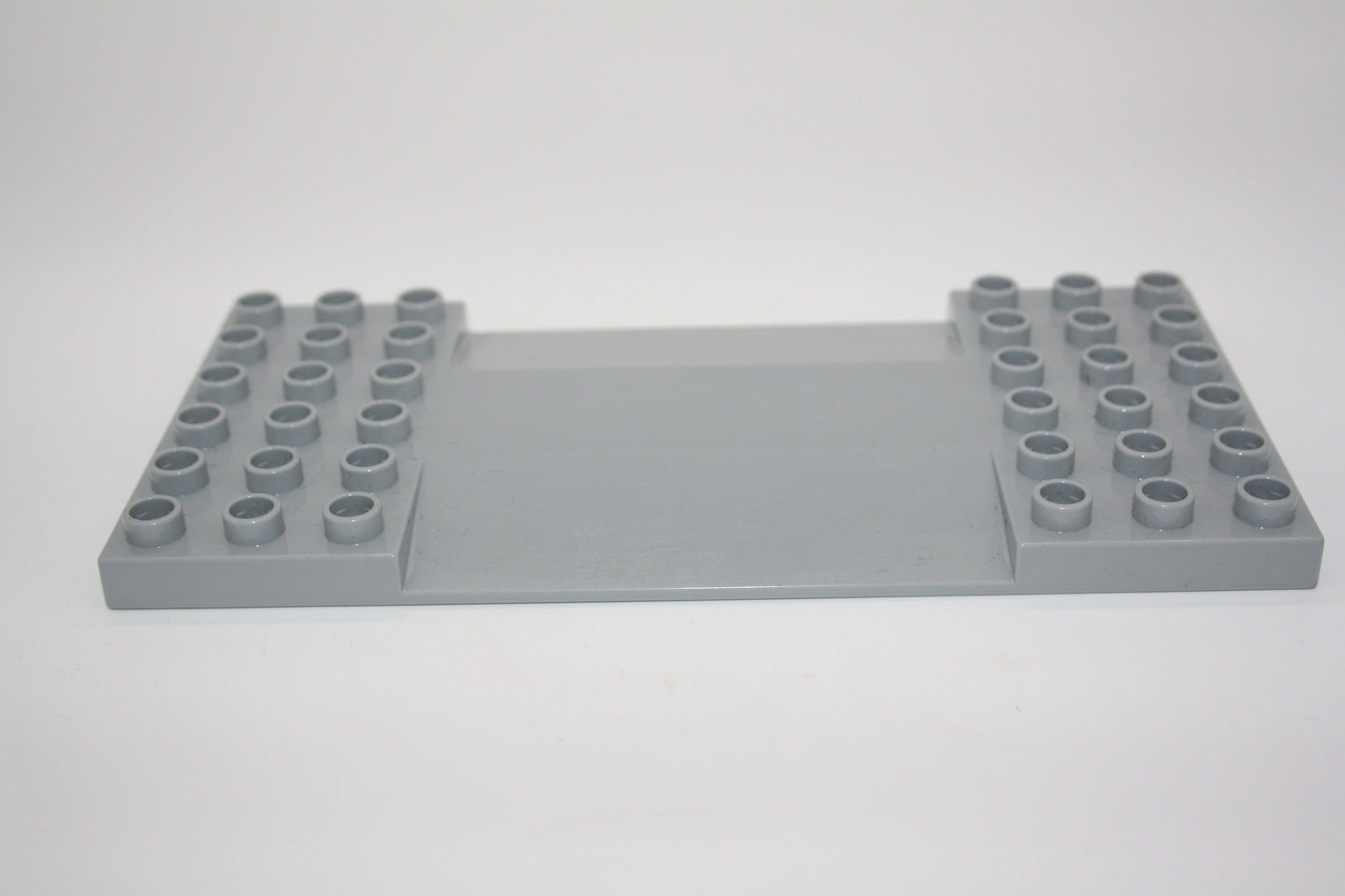 Duplo - Straßenplatte 6x12 Noppen - hellgrau - Bauplatten - Grundplatten - Platten