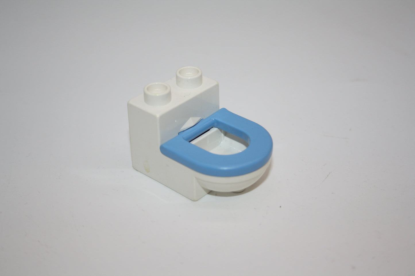 Duplo - WC/Toiletten mit klappbarer Brille - versch. Farben - Einrichtung - Möbel - Badezimmer - weiß-hellblau - Möbel