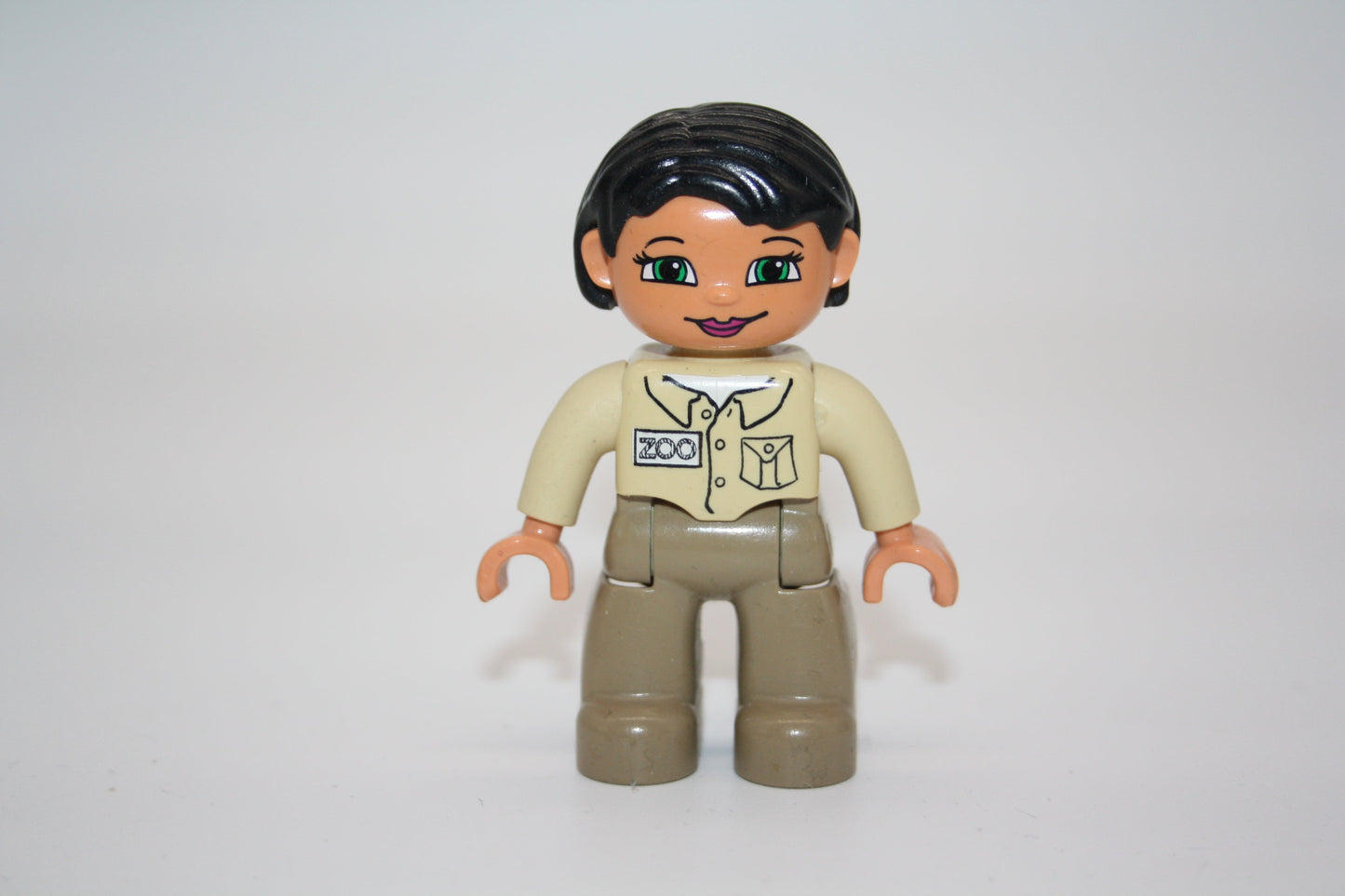 Duplo -Zoowärterin - beiges Oberteil - Frau - Dagmar - Figur - Zoowärter/in