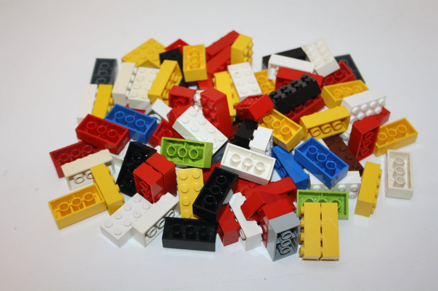 LEGO® - 100 2x4 Basic/Basis Steine/Grundbausteine (8er) - 3001 - bunt gemischt - Sparpaket - Nach Gewicht