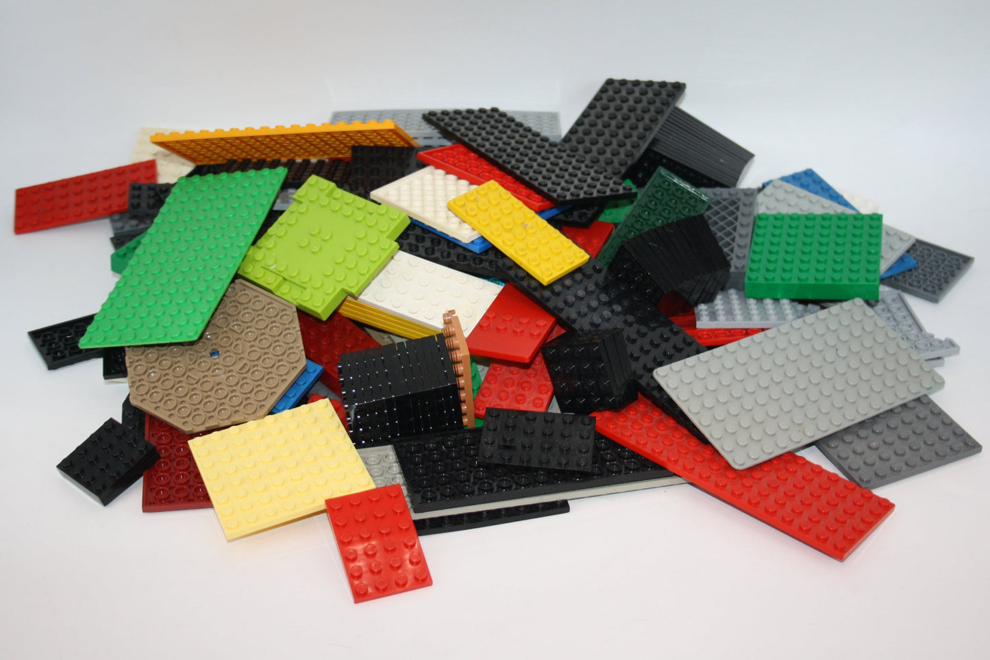 LEGO® - 1kg/1000g Lego Platten (ab 3x3) - bunt gemischt - Nach Gewicht