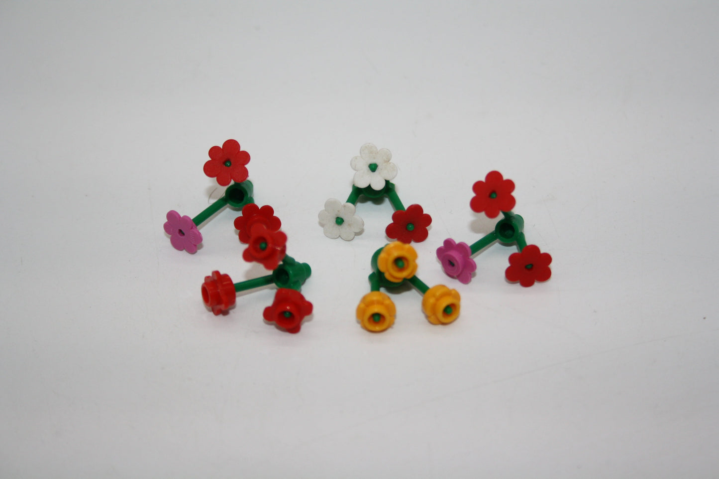 LEGO® - 5x Lego Blumen - bunt gemischt - Pflanzen - Grünzeug - Blätter