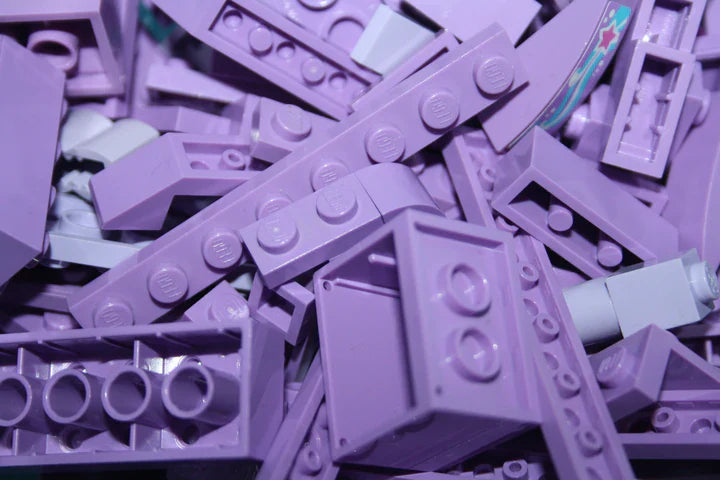 LEGO® - hell Lila/ light lilac- Farblich sortiert - 100g-1000g - Nach Gewicht