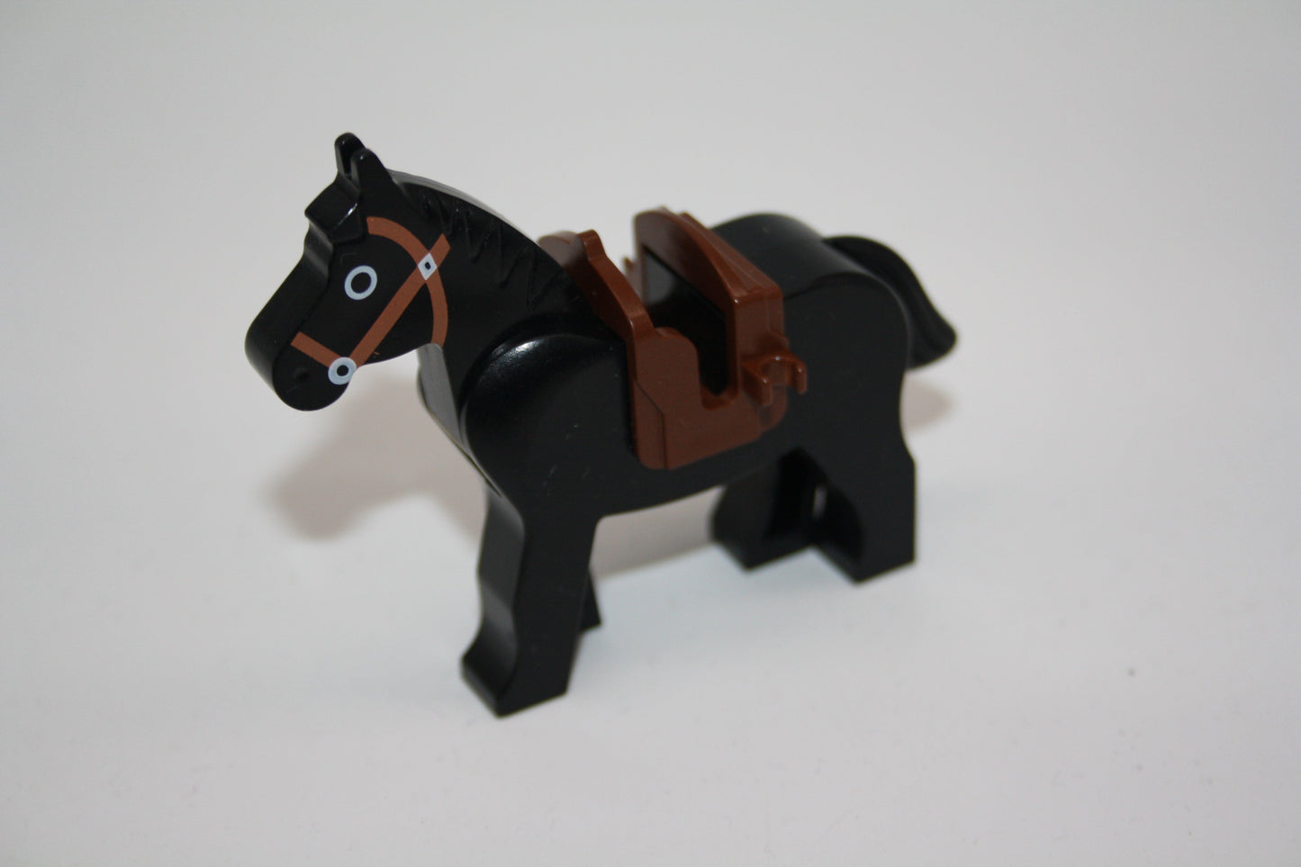 LEGO® - Pferd m. braunem Sattel/Gesattelt - schwarz - 30103 - Tiere - Pferde