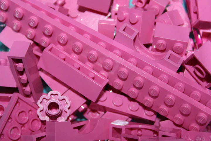 LEGO® - pink/Purpur/darkpink - Farblich sortiert - 100g-1000g - Nach Gewicht