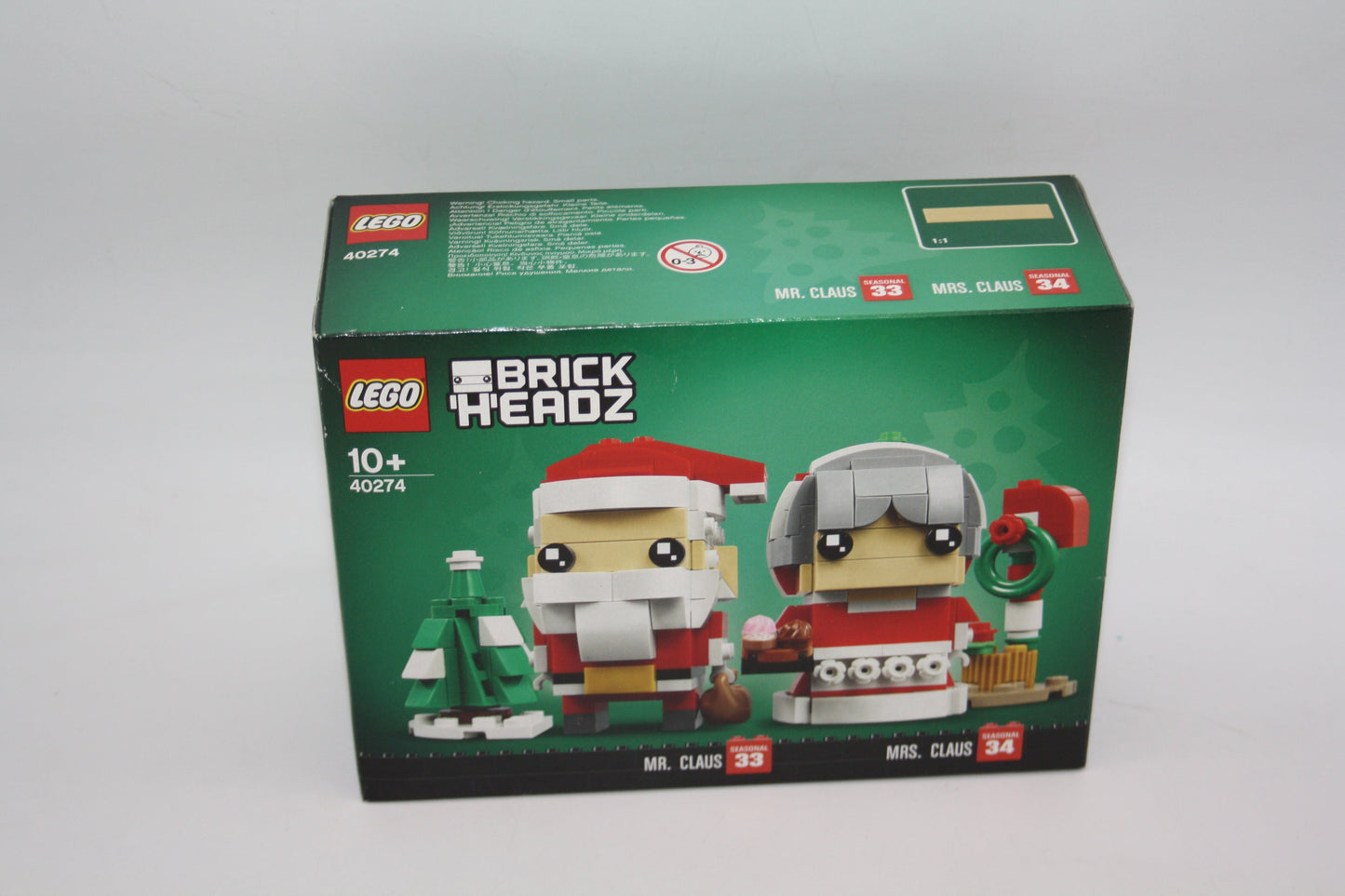 LEGO® Saisonal/BrickHeadz Set - 40274 Herr und Frau Weihnachtsmann - Neu/ungeöffnet - Polybags - Marvel