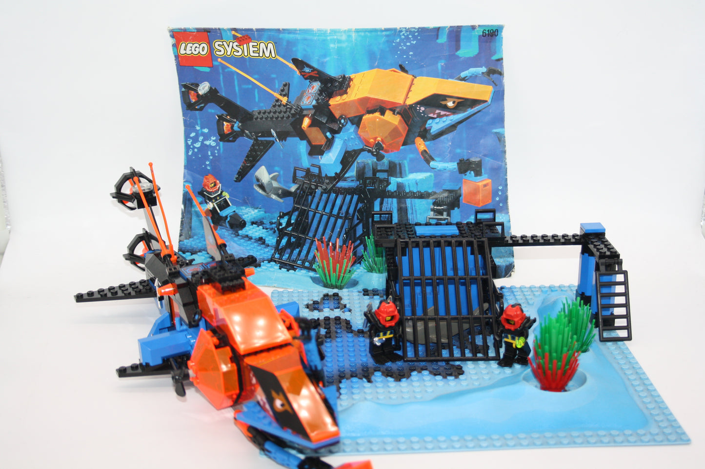 LEGO® Systeme - 6190 Aquazone Shark's Crystal Cave - inkl. BA