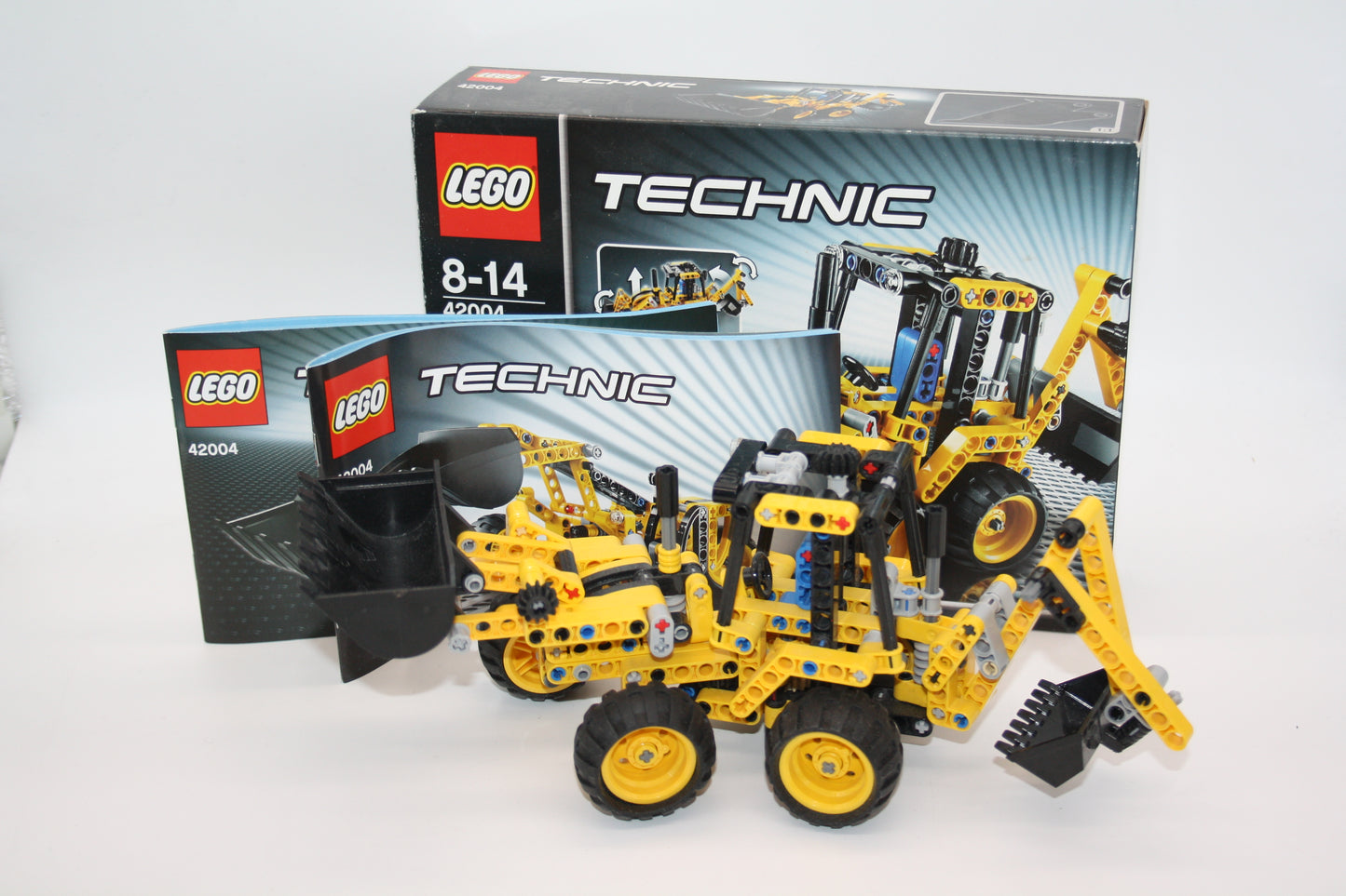 LEGO® - Technic Set - 42004 Mini Bagger/Teleskoplader/Baggerlader - inkl. BA & OVP