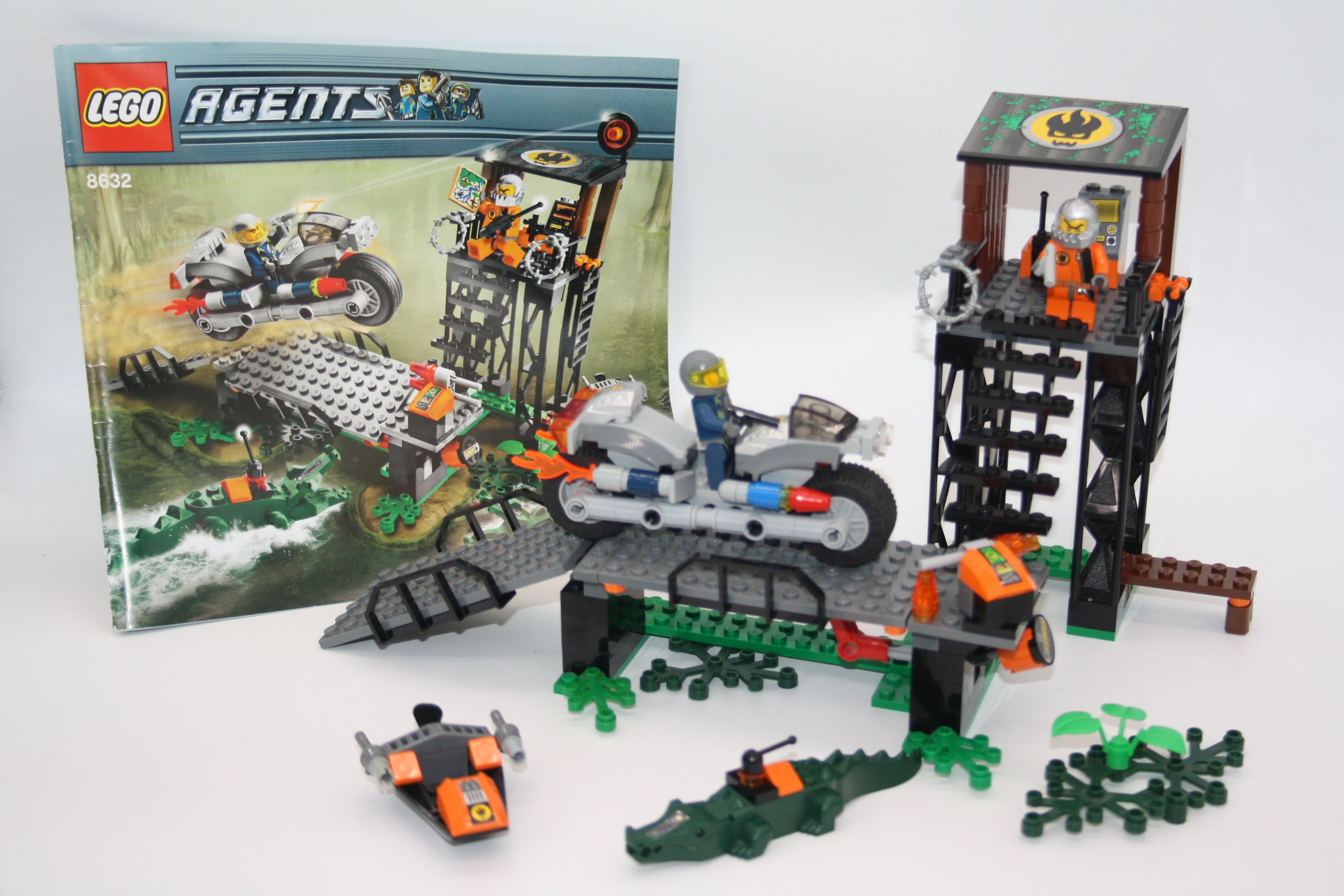 LEGO® - Agents Set - 8632 Swamp Raid (Unvollständig) - inkl. BA BricksBoss