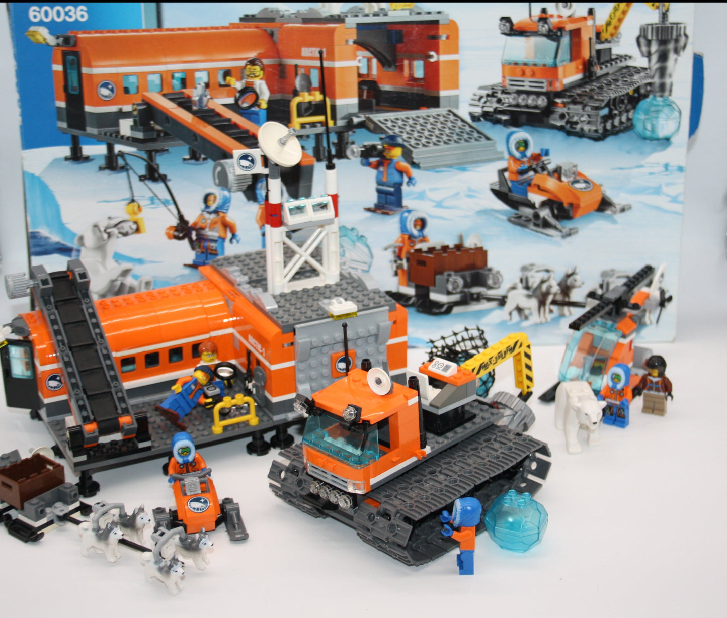 LEGO® City Set - 60036 Arktis-Lager/Base Camp - Arktis Sets - inkl. BA & OVP