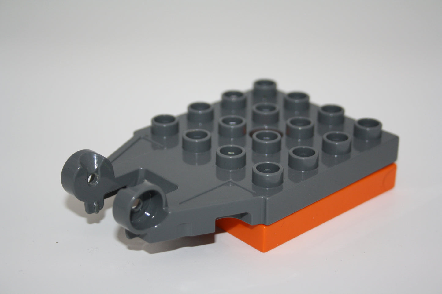 Duplo - drehplatte für Raupenbagger  - grau orange - Fahrzeuge - Zubehör