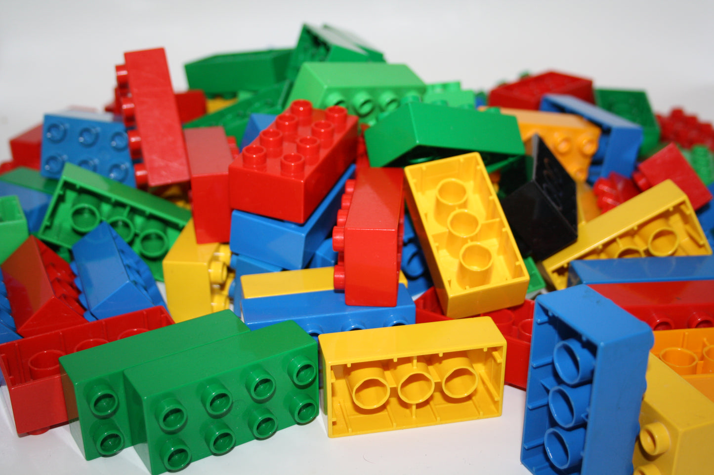 Duplo - 100x 8er Steine (2x4 Noppen) - Sparpaket