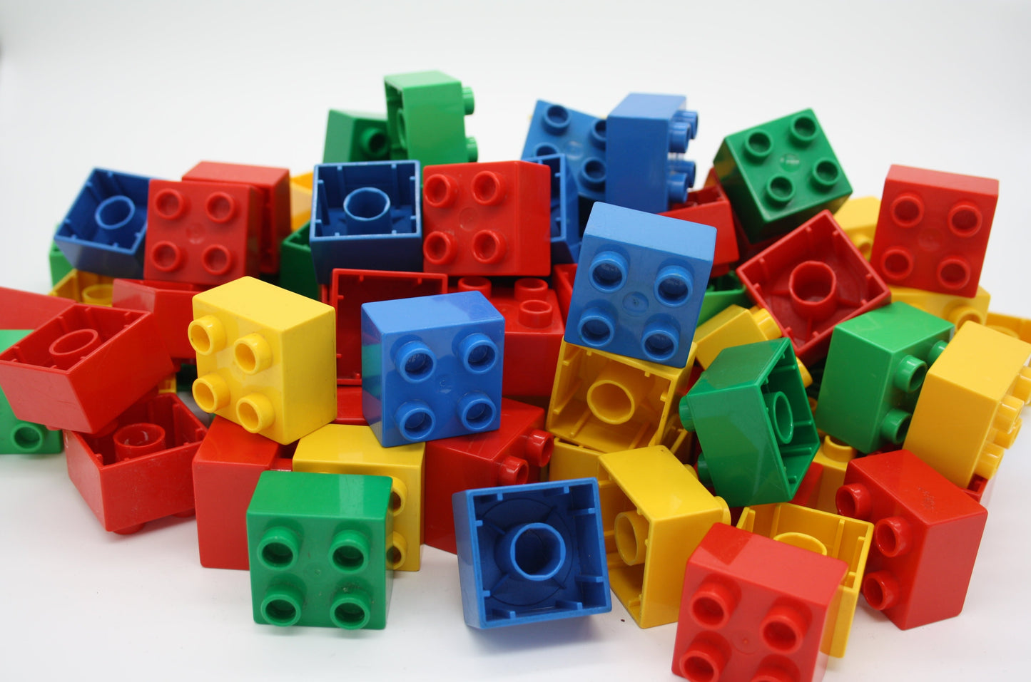 Duplo - 100x 4er Steine (2x2 Noppen) - Sparpaket