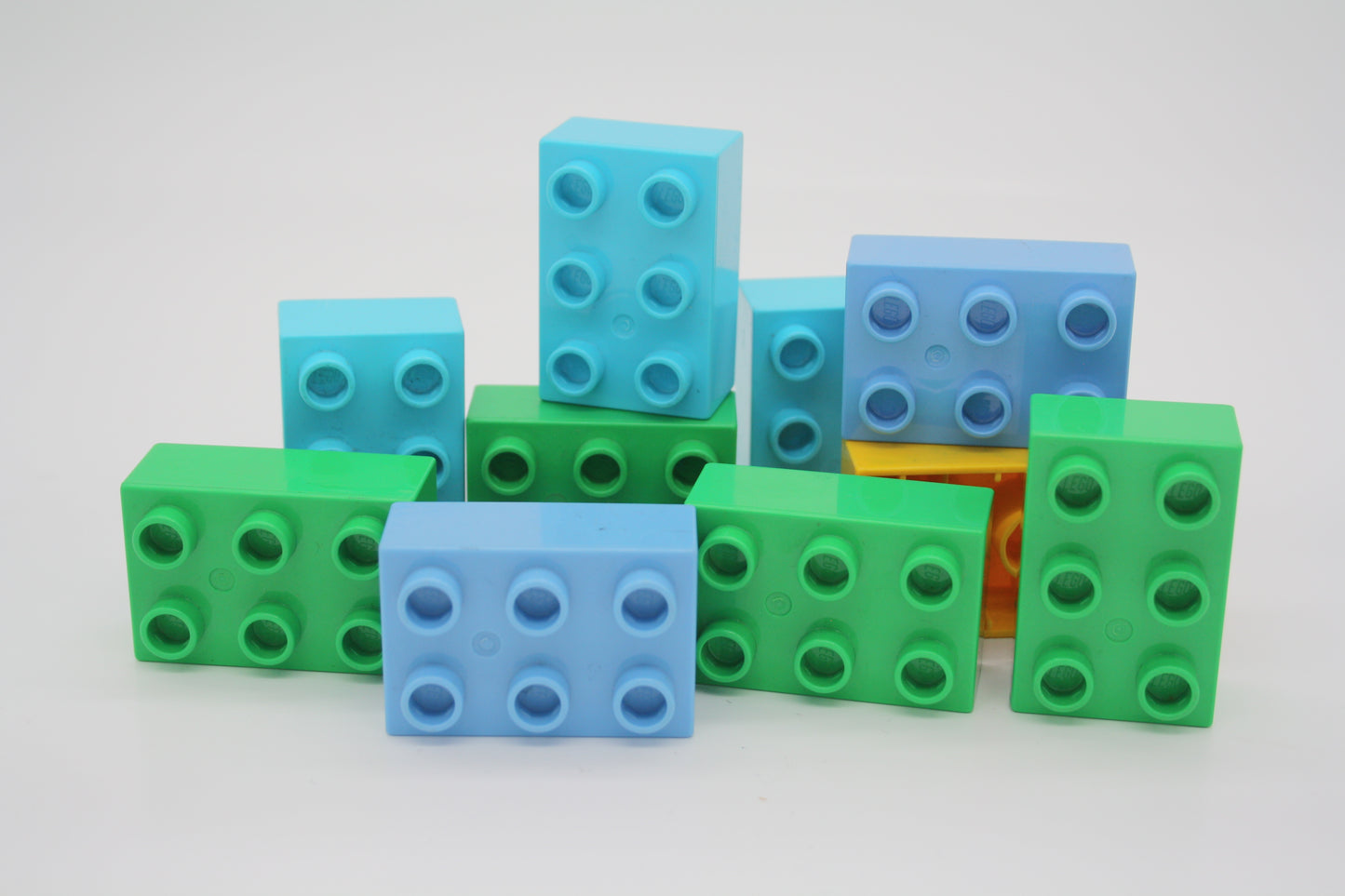 Duplo - 10x 6er Steine (2x3 Noppen) - Sparpaket