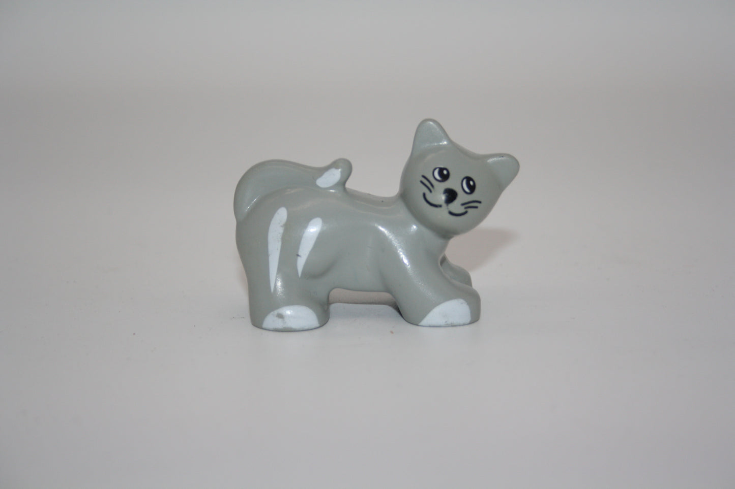 Duplo - alte Katze grau - Tiere - Bauernhof - Haustiere